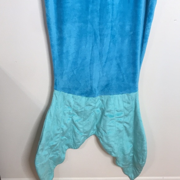 Mermaid blanket tail cozy couch blanket pullover stay warm - Picture 4 of 8